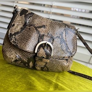 EUC Coach Python Soho Crossbody faux Snakeskin Purse.